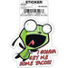 Ata-Boy Stickers: Die Cut Vinyl Sticker - 3" - Invader Zim - Gir - Get Me Some Tacos Quote - for just $2.99! 