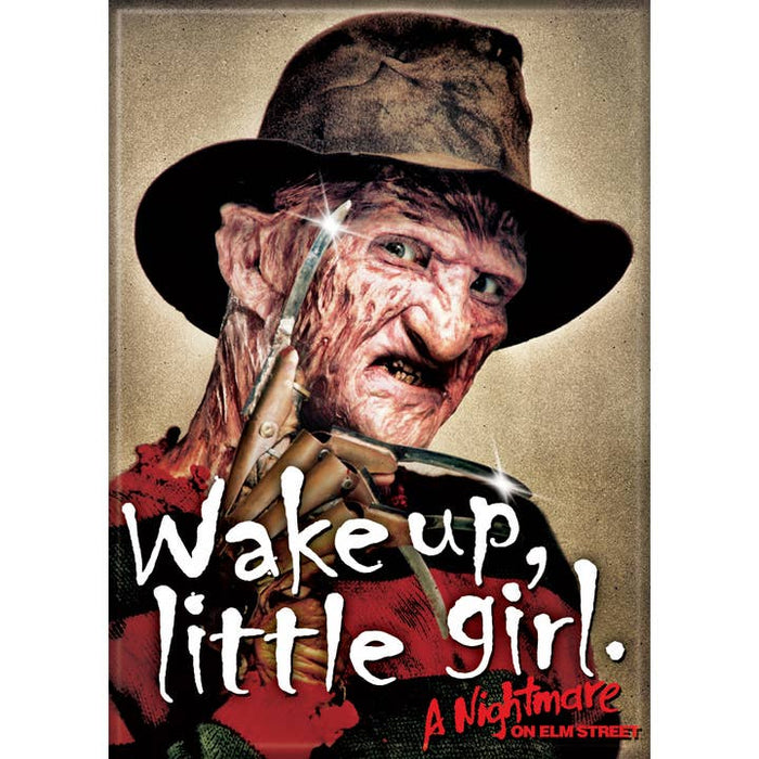 Nightmare on Elm Street: Freddy Wake Up Little Girl Magnet - for just $4.49! 