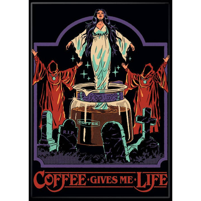 Steven Rhodes: Coffee Gives Me Life Magnet - for just $4.49! 