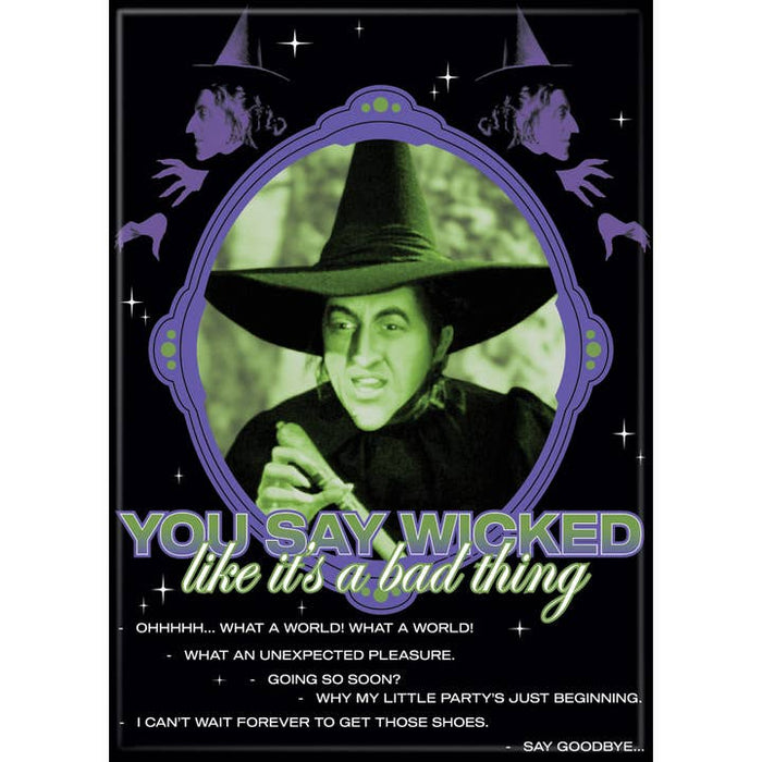 Wizard of Oz: You Say Wicked Like it’s a Bad Thing Magnet - for just $4.49! 