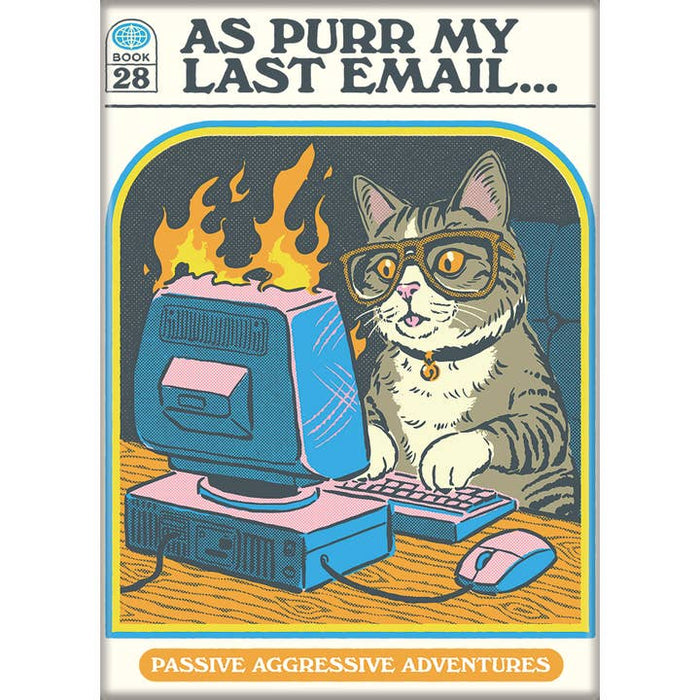 Ata-Boy Magnets: Steven Rhodes - As Purr My Last Email - for just $4.49! 