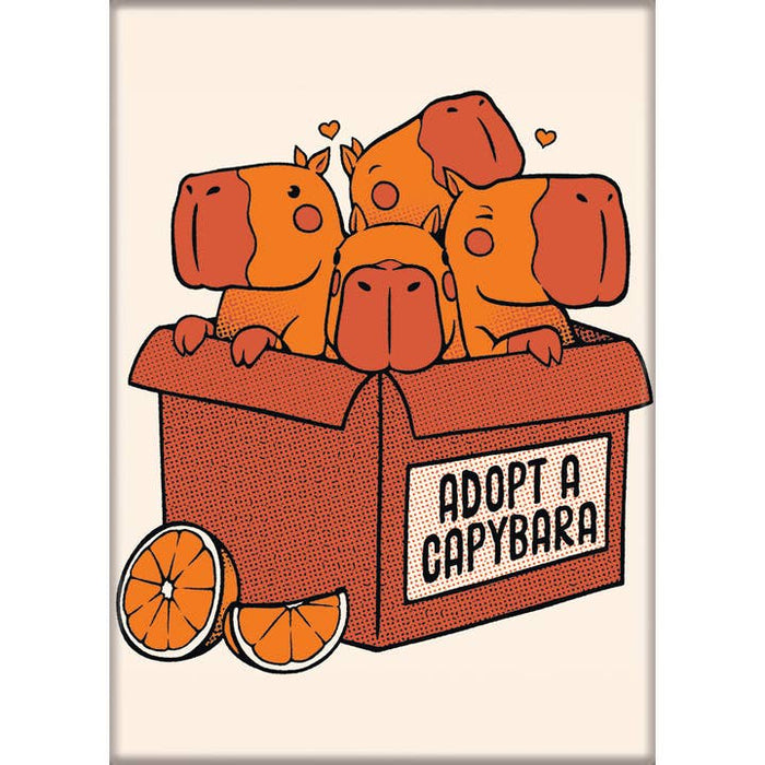 Tobe Fonseca: Adopt A Capybara Magnet - for just $3! 