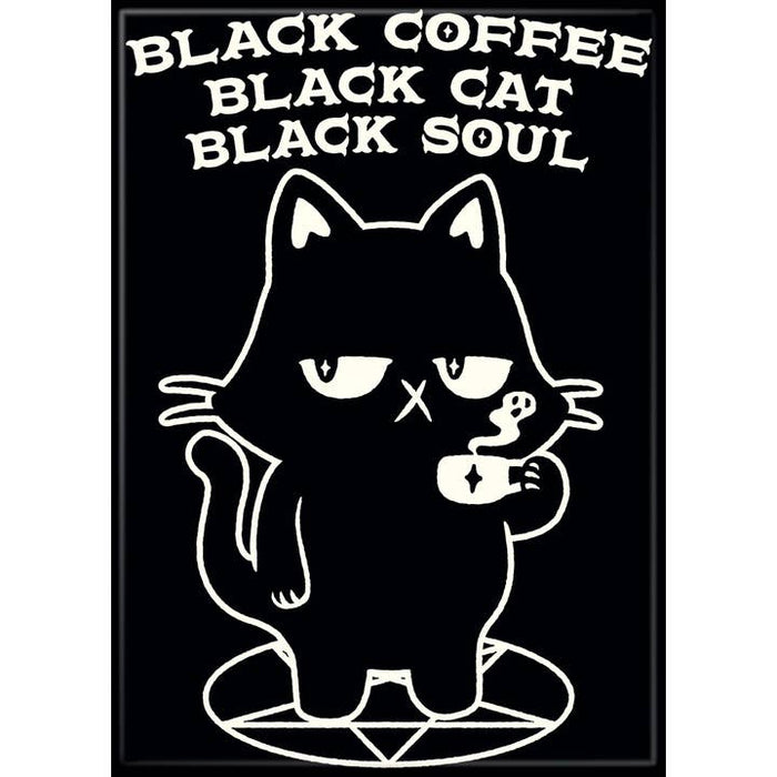 Tobe Fonseca: Black Coffee Black Cat Back Soul Magnet - for just $4.49! 