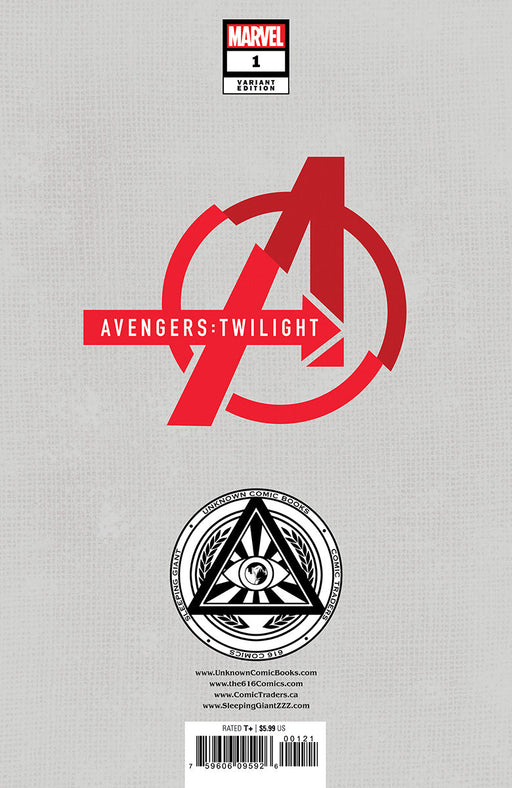 Avengers: Twilight #1 Unknown Comics Davide Paratore Exclusive Var (01/17/2024) - for just $3! 