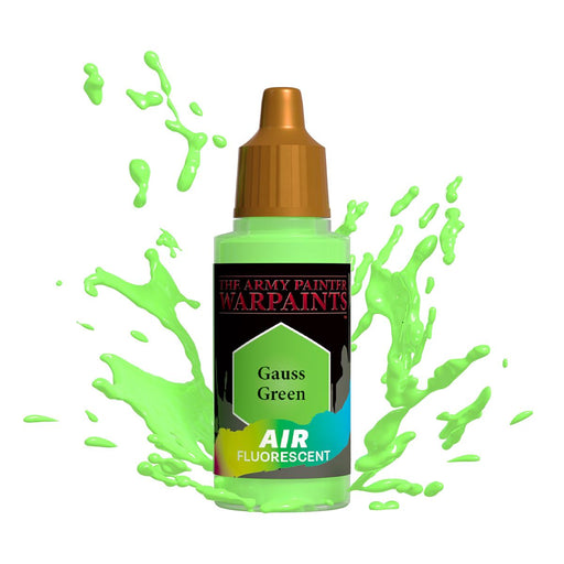 Army Painter Warpaints Air Fluorescent: Gauss Green 18ml - for just $3.99! 