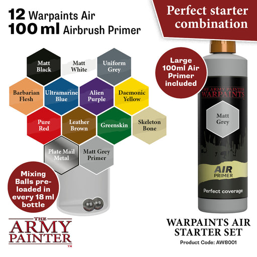 Army Painter Warpaints: Air Starter Set - Premium Miniatures - Just $39.99! Shop now at Retro Gaming of Denver