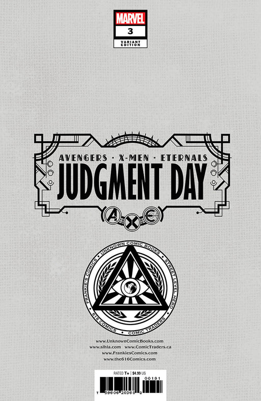 A.X.E.: Judgment Day #3 [Axe] Unknown Comics David Nakayama Hellfire Exclusive Virgin Var (08/24/2022) - for just $20! 