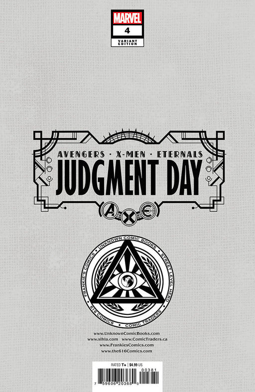 A.X.E.: Judgment Day #4 [Axe] Unknown Comics David Nakayama Hellfire Exclusive Virgin Var (09/14/2022) - for just $20! 