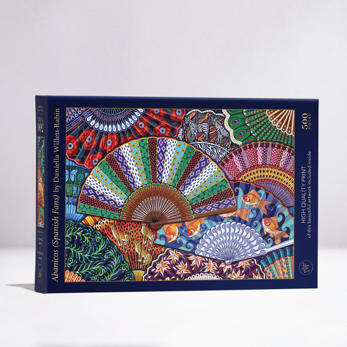 Abanicos (Spanish Fans) 500 Piece Premium Jigsaw Puzzle Art & Fable - for just $27.99! 