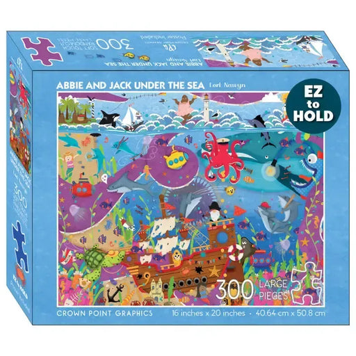 Abbie & Jack Under the Sea 300 Piece Soft Touch Jigsaw Puzzle Crown Point - for just $19.99! 