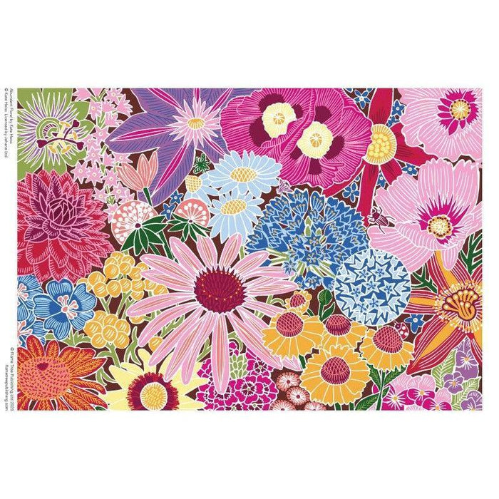 Abundant Floral by Kate Heiss 1000 Piece Jigsaw Puzzle Flame Tree - for just $19.99! 