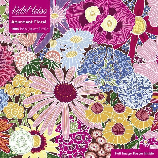 Abundant Floral by Kate Heiss 1000 Piece Jigsaw Puzzle Flame Tree - for just $19.99! 