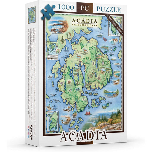 Acadia National Park 1000 Piece Jigsaw Puzzle Xplorer Maps - for just $24.99! 