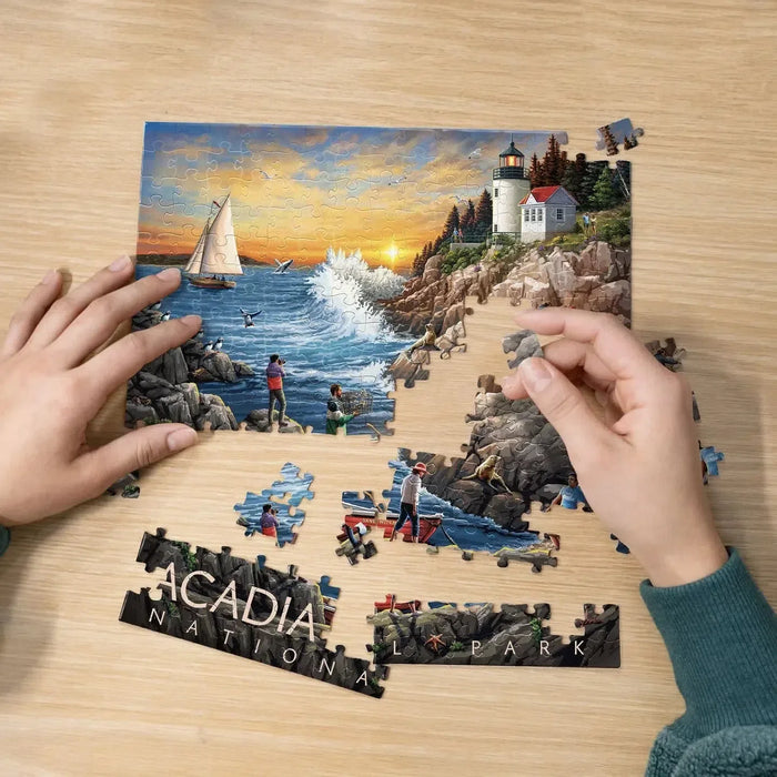 Acadia National Park 210 Piece Jigsaw Puzzle Boardwalk - for just $11.99! 