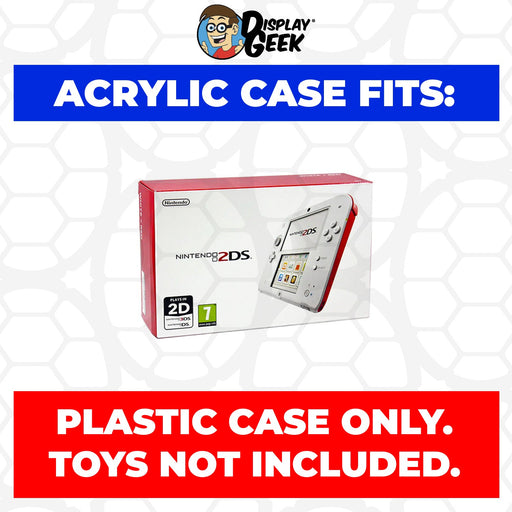 Acrylic Case for Nintendo 2DS Original Video Game Console Box, 4mm thick, UV Resistant & Magnetic Slide Bottom - Just $32.99! Shop now at Retro Gaming of Denver