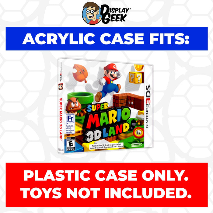 Acrylic Case for Nintendo 3DS Standard Video Game Cases, 4mm thick, UV Resistant & Magnetic Slide Bottom - Just $24.99! Shop now at Retro Gaming of Denver