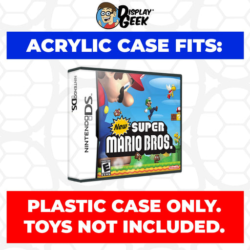 Acrylic Case for Nintendo DS Standard Video Game Cases, 4mm thick, UV Resistant & Magnetic Slide Bottom - Just $24.99! Shop now at Retro Gaming of Denver