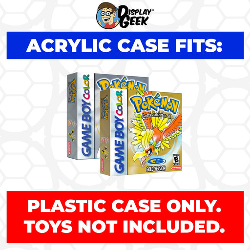 Acrylic Case for Nintendo Game Boy Color Standard Video Game Boxes, 4mm thick, UV Resistant & Magnetic Slide Bottom - Just $24.99! Shop now at Retro Gaming of Denver