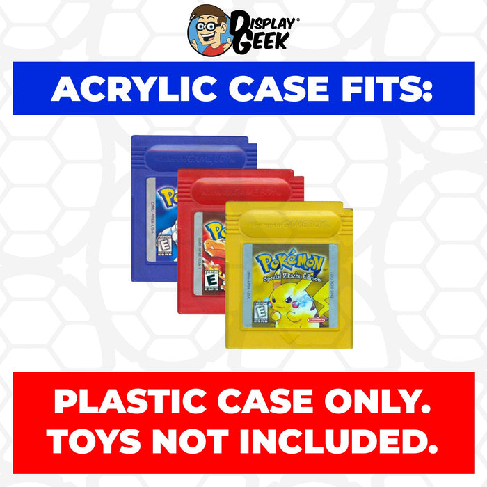 Acrylic Case for Nintendo Game Boy Standard Video Game Cartridges, 4mm thick, UV Resistant & Magnetic Slide Bottom - Just $16.99! Shop now at Retro Gaming of Denver