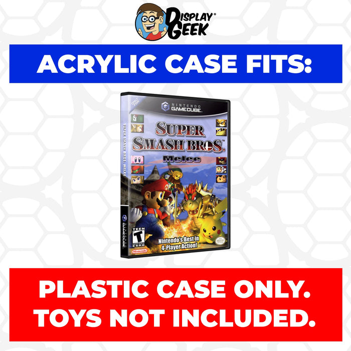 Acrylic Case for Nintendo GameCube Standard Video Game Cases, 4mm thick, UV Resistant & Magnetic Slide Bottom - Just $24.99! Shop now at Retro Gaming of Denver