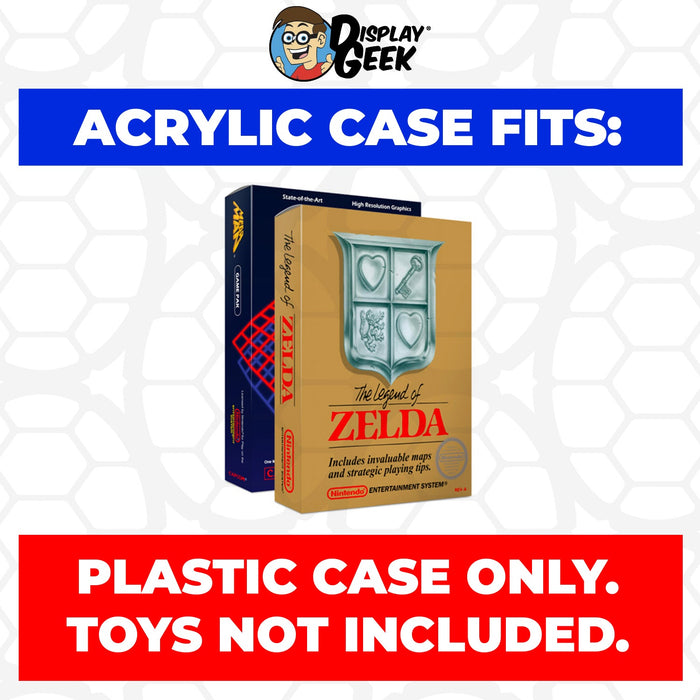 Acrylic Case for NES Nintendo Standard Video Game Boxes, 4mm thick, UV Resistant & Magnetic Slide Bottom - for just $24.99! 