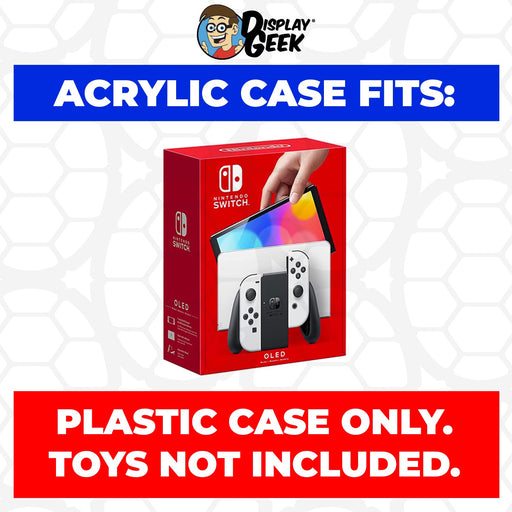 Acrylic Case for Nintendo Switch OLED Standard Video Game Console Box, 4mm thick, UV Resistant & Magnetic Slide Bottom - Just $44.99! Shop now at Retro Gaming of Denver