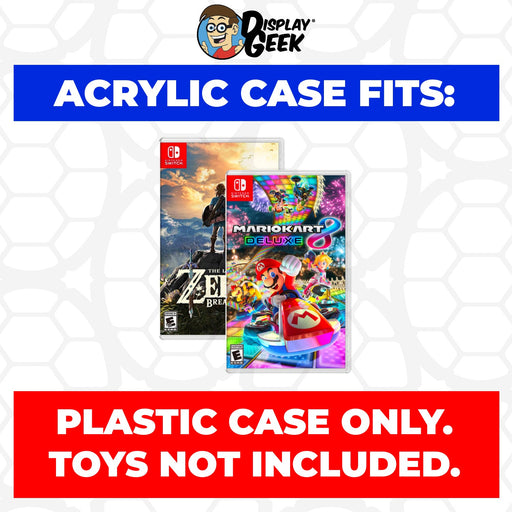 Acrylic Case for Nintendo Switch Standard Video Game Cases, 4mm thick, UV Resistant & Magnetic Slide Bottom - Just $24.99! Shop now at Retro Gaming of Denver