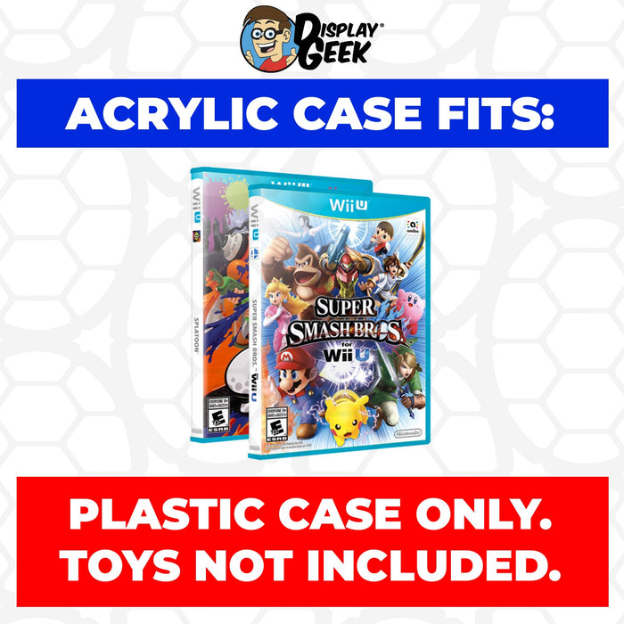 Acrylic Case for Nintendo Wii U Standard Video Game Cases, 4mm thick, UV Resistant & Magnetic Slide Bottom - Just $24.99! Shop now at Retro Gaming of Denver