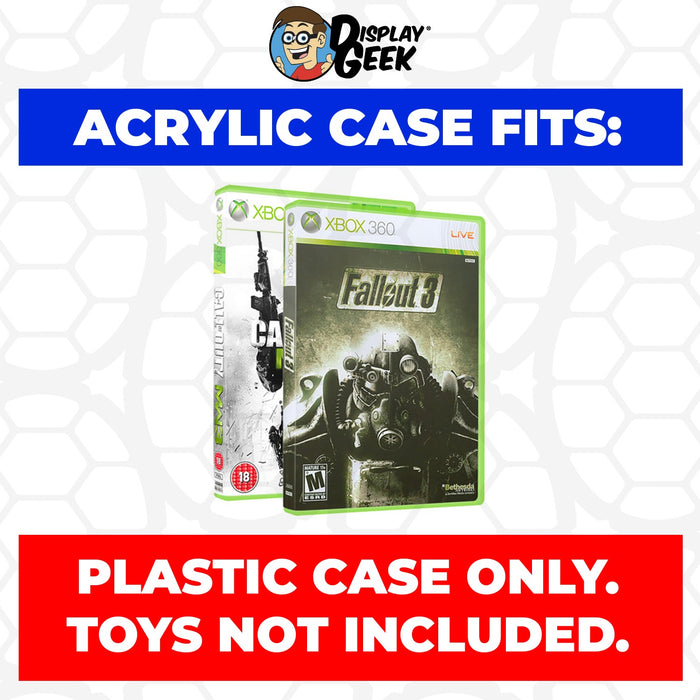 Acrylic Case for XBOX 360 Standard Video Game Cases, 4mm thick, UV Resistant & Magnetic Slide Bottom - Just $24.99! Shop now at Retro Gaming of Denver