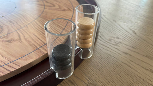 Acrylic 20s Holders (1 Pair) for Crokinole for Mayday Standard Boards - for just $20! 