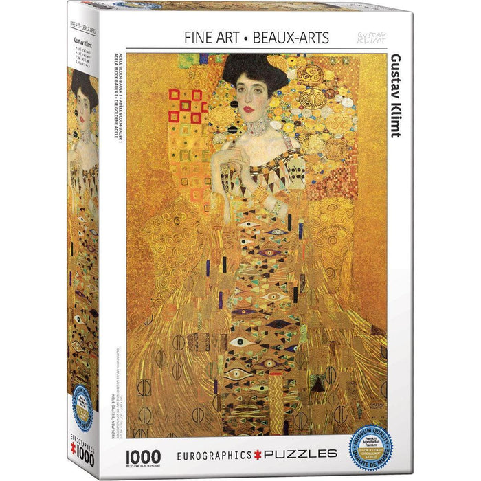 Adele Bloch-Bauer I by Gustav Klimt 1000 Piece Jigsaw Puzzle Eurographics - for just $19.99! 