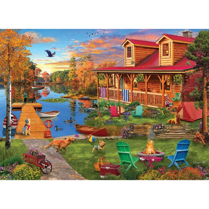 Adventures at the Lake 1000 Piece Jigsaw Puzzle Eurographics - for just $21.99! 
