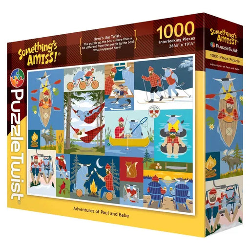 Adventures of Paul & Babe "Something's Amiss!" 1000 Piece Jigsaw Puzzle PuzzleTwist - for just $25.99! 