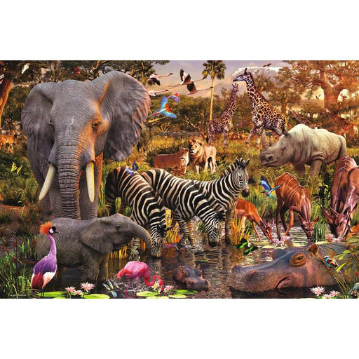 African Animal World 3000 Piece Jigsaw Puzzle Ravensburger - for just $49.99! 