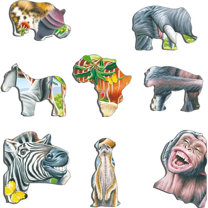 African Animals Selfie 43 Piece Tray Jigsaw Puzzle Larsen - for just $11.99! 