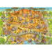 African Habitat Funky Zoo 1000 Piece Jigsaw Puzzle Heye - for just $29.99! 