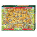 African Habitat Funky Zoo 1000 Piece Jigsaw Puzzle Heye - for just $29.99! 