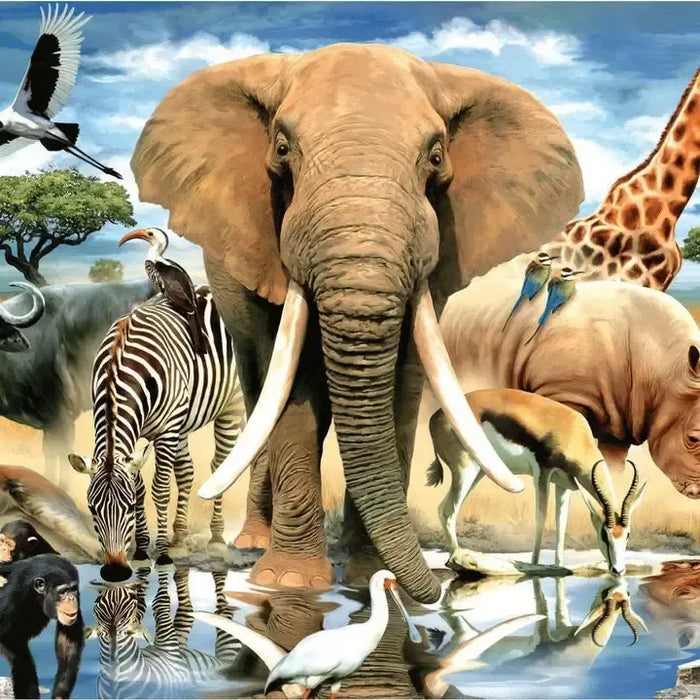 African Oasis 234 Piece "World's Smallest" Jigsaw Puzzle TDC - for just $9.99! 