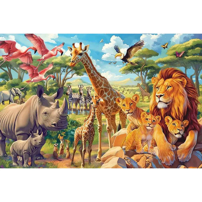 African Plains 35 Piece Floor Jigsaw Puzzle Cobble Hill - for just $19.99! 