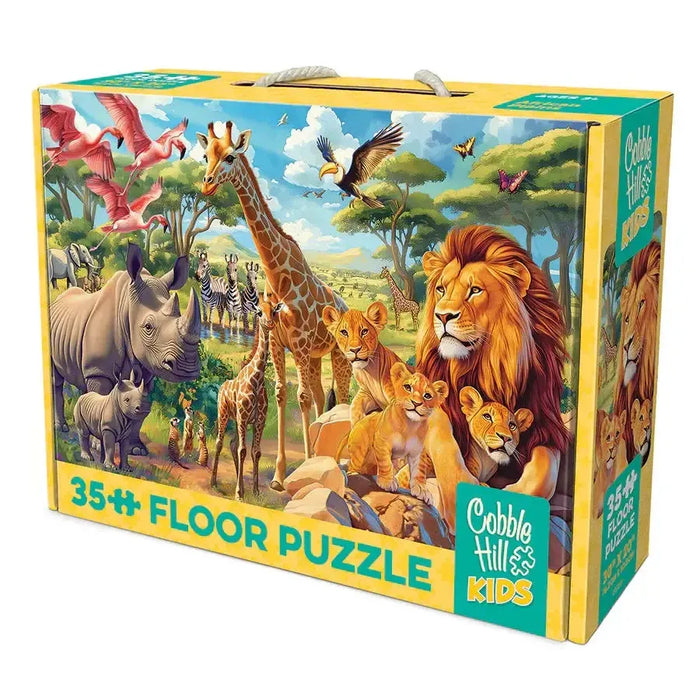 African Plains 35 Piece Floor Jigsaw Puzzle Cobble Hill - for just $19.99! 