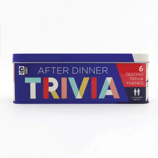 After Dinner Trivia Card Game in Tin Ginger Fox - for just $19.99! 
