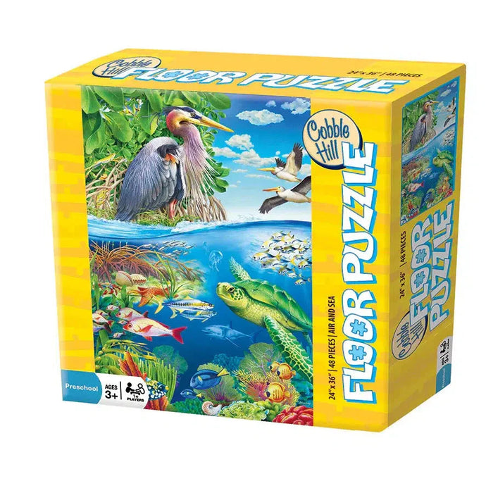 Air & Sea 48 Piece Floor Jigsaw Puzzle Cobble Hill - for just $19.99! 
