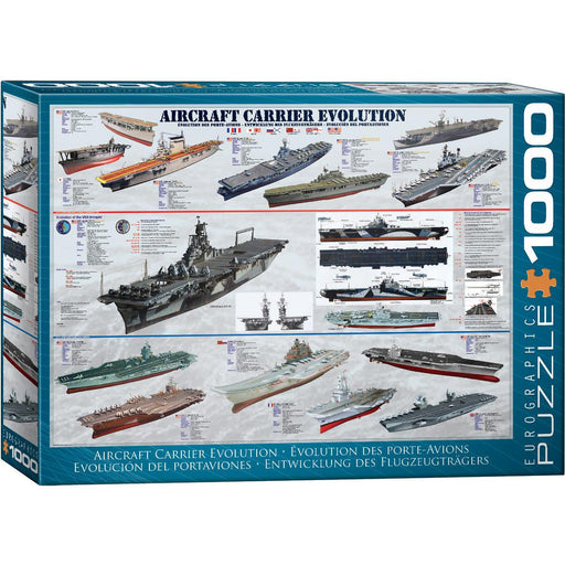 Aircraft Carrier Evolution 1000 Piece Jigsaw Puzzle Eurographics - for just $21.99! 