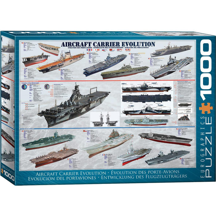 Aircraft Carrier Evolution 1000 Piece Jigsaw Puzzle Eurographics - for just $21.99! 