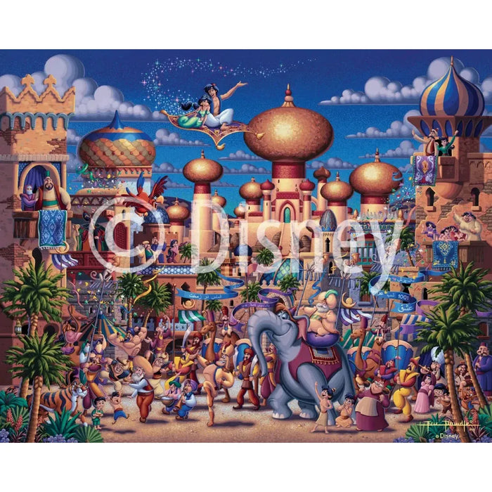 Aladdin Celebration in Agrabah 500 Piece Jigsaw Puzzle Disney x Dowdle - for just $24.99! 