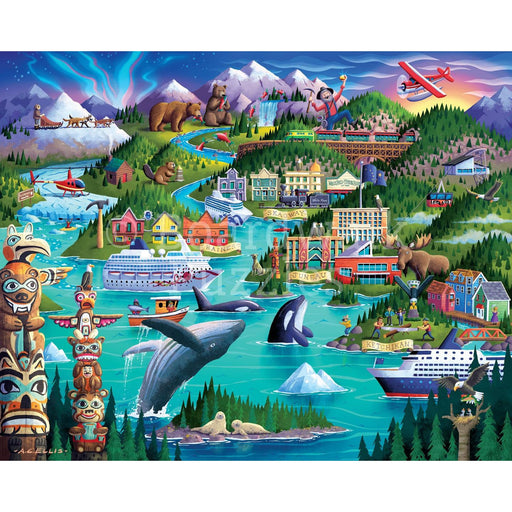 Alaska's Inside Passage 210 Piece Jigsaw Puzzle Boardwalk - for just $11.99! 