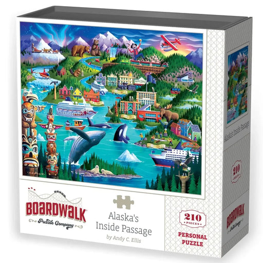 Alaska's Inside Passage 210 Piece Jigsaw Puzzle Boardwalk - for just $11.99! 