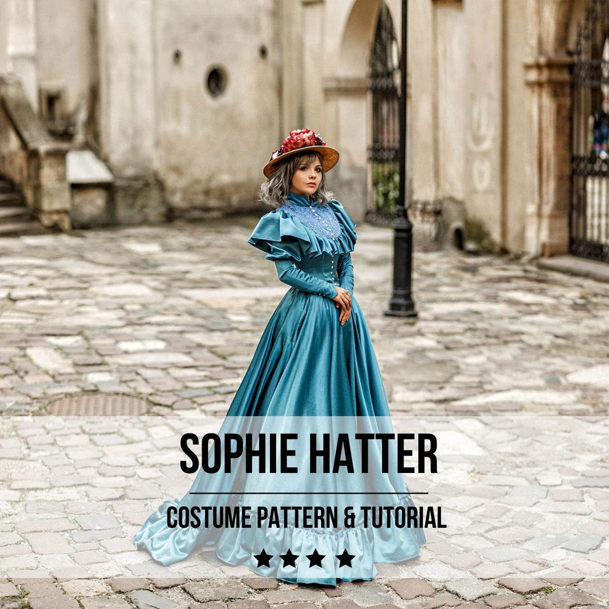 sophie hatter green dress Sophie Hatter Inspired Royal Cosplay Dress