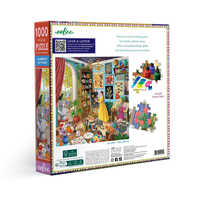 Alchemist's Art Studio 1000 Piece Jigsaw Puzzle eeBoo - for just $26.99! 