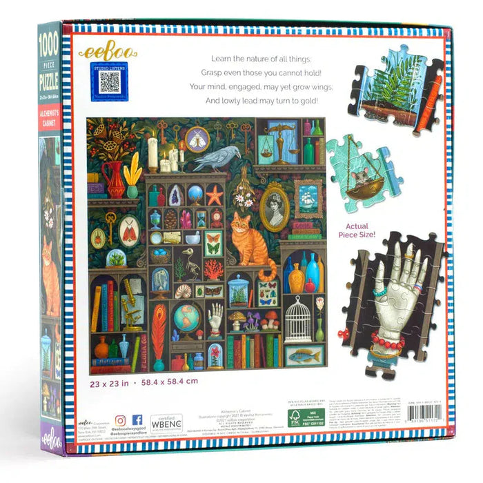 Alchemist's Cabinet 1000 Piece Jigsaw Puzzle eeBoo - for just $26.99! 